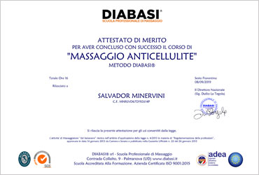 diploma massaggio anticellulite